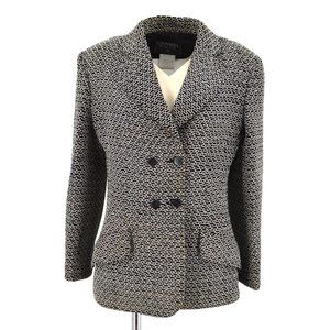 Chanel Single Breasted Jacket Black